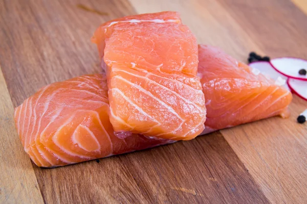 Raw salmon filet — Stock Photo, Image