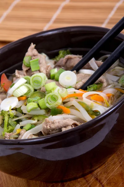 Vietnamese Pho soup bowl — Stock Photo, Image