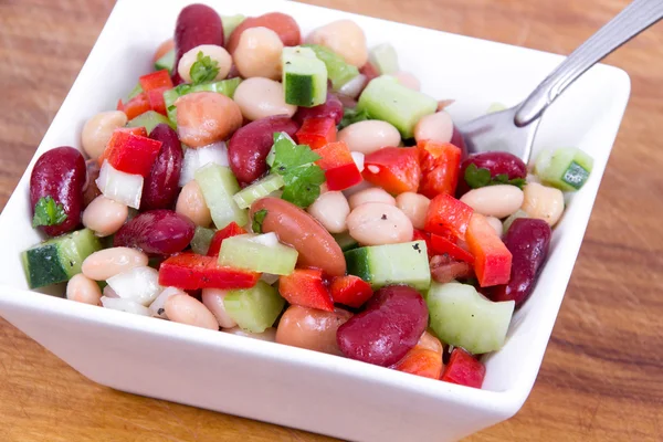 Mangkuk salad kacang yang sehat — Stok Foto