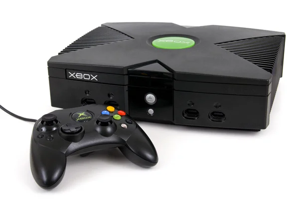 Гра консолі Xbox і контролер — стокове фото