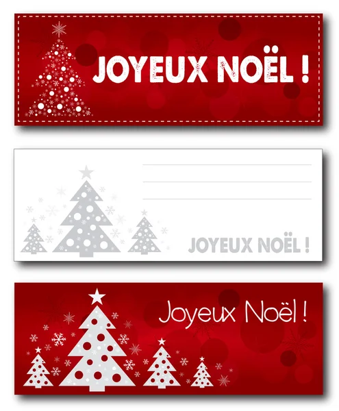 Banner de Navidad — Vector de stock