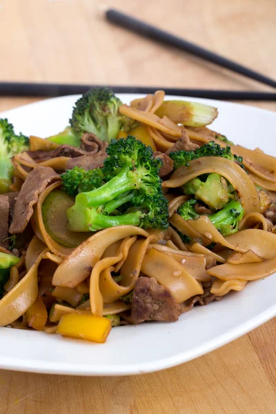 Beef Pad Sew stir fry — Stock Photo, Image