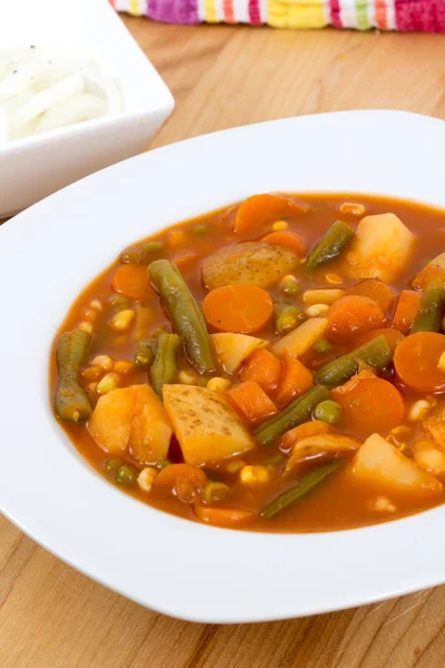 Vegetable stew bowl — Stock Photo, Image