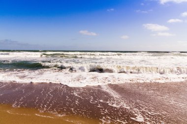 Florida Atlantik deniz dalgaları manzara 