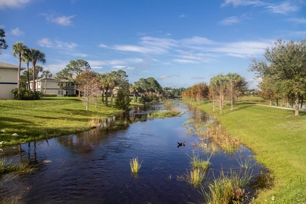 Sainte Lucie Florida damm — Stockfoto