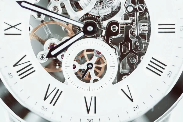 Automatic Men Watch With Visible Mechanism — Stock Photo, Image