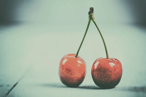 Čerstvé červené třešňové ovoce — Stock fotografie