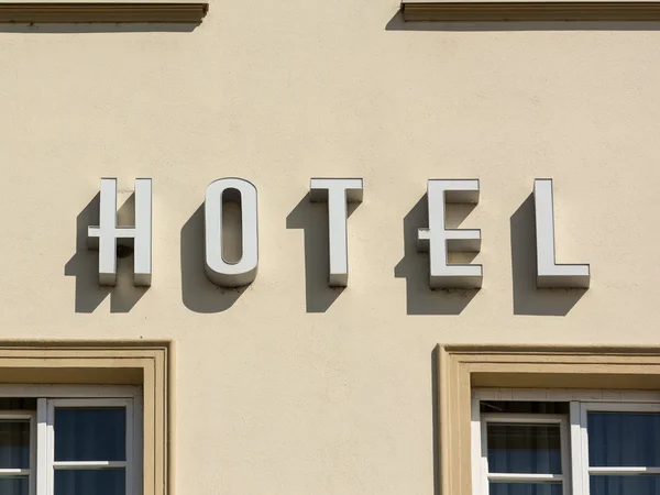 Hotel tecken — Stockfoto