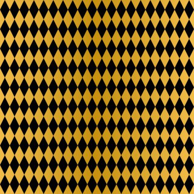 Siyah ve altın geometrik kusursuz desen. Noel ya da yeni yıl tasarımları için parlak bir arka plan. Altın soyut vektör çizimi.