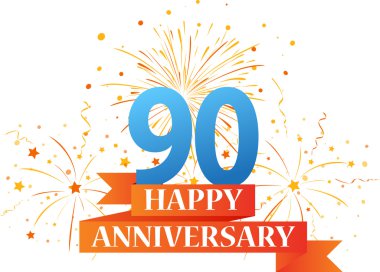 Mutlu yıldönümü kutlamaları havai fişek ile