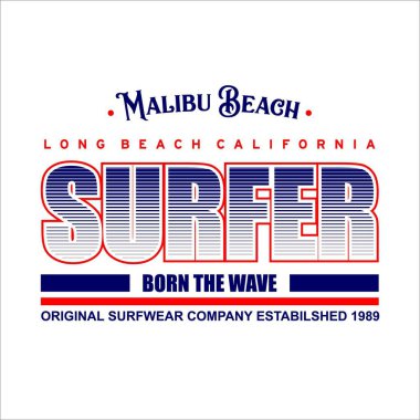 Sörfçü Malibu plajı dalgalar boyunca Kaliforniya 'da doğdu.