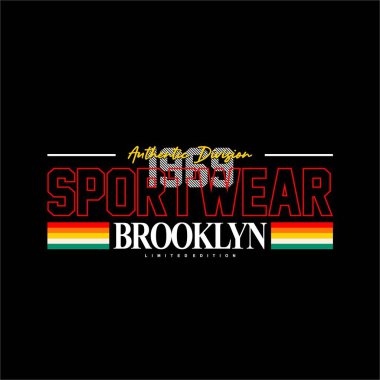 Brooklyn Spor Giyim 1969 Atletizm Ligi Vintage