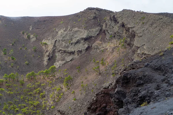 View Crater San Antonio Volcano Canary Island Palma — Stock Photo, Image