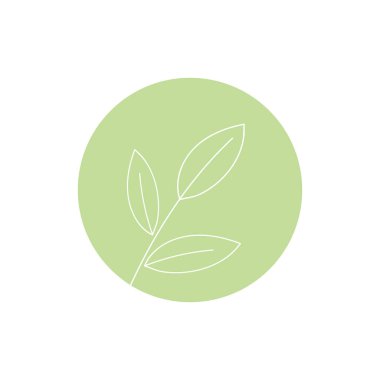 Biyolojik organik ürünler için vektör çiçek yaprağı ikonu ve logo tasarım şablonu özet stili soyut monogram ve amblemi