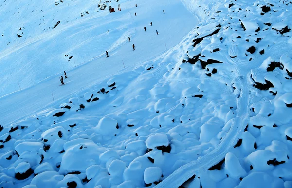 Estância de esqui em Verbier — Fotografia de Stock