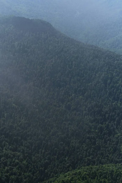 Прекрасний Краєвид Національного Парку Русь Безпілотного Літального Апарату Темна Гроза — стокове фото