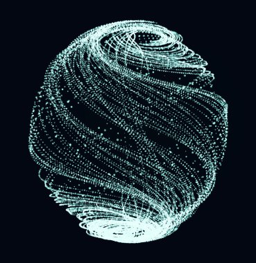 Koyu arka plan üzerinde gerçeküstü sihirli ateş topu
