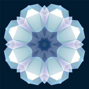 Noel çiçek kristal takı