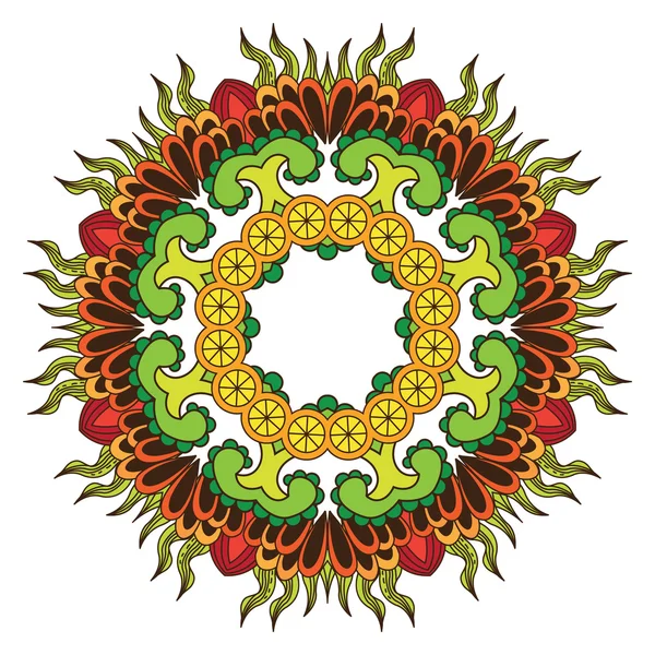 Mandala tailandés — Archivo Imágenes Vectoriales