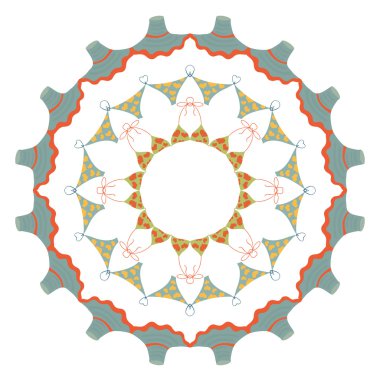Beach mandala