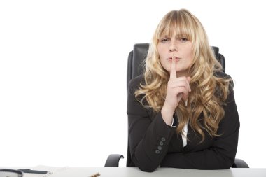 iş kadını için gizlilik isteyen