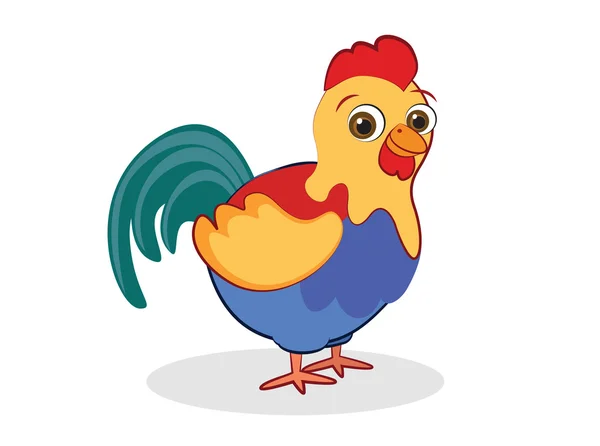 Illustrazione del gallo — Vettoriale Stock