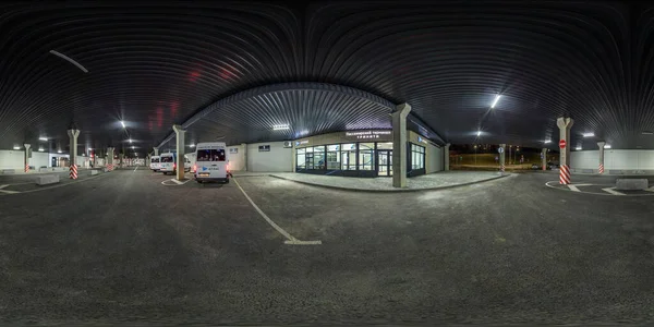 Minsk Beliarus May 2020 Full Sphere Seamless Hdri Night Panorama — 스톡 사진