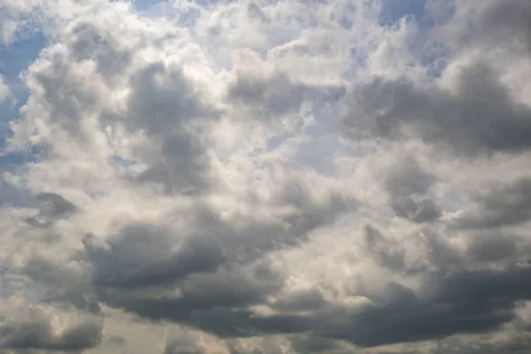Panorama Céu Azul Com Belas Nuvens Uso Para Substituição Céu — Fotografia de Stock