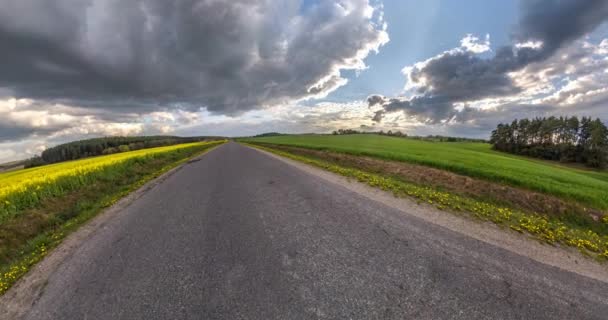 Lentamente Girando Paisagem Pequeno Planeta Transformação Espaço — Vídeo de Stock