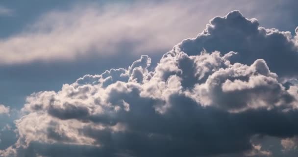 Clip Lapso Tiempo Varias Capas Onduladas Nubes Onduladas Onduladas Clima — Vídeos de Stock