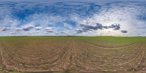 Fullständig Sömlös Sfärisk Hdri Panorama 360 Graders Vinkel Bland Våren — Stockfoto