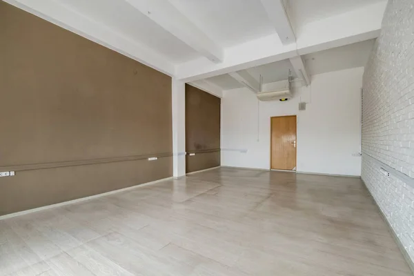 Пустая Белая Комната Ремонтом Мебели Комната Офиса Клиники — стоковое фото