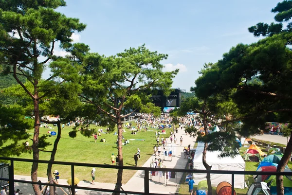 Рок-фестиваль Jisan Valley 2013 — стоковое фото