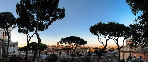 Rome, İtalya - 17.06.2015: Acient Roma harabe 17 Haziran tarihinde Roma'da.