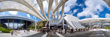 Expo 2012 Yeosu, Güney Kore. Deniz kıyısına yakın Uluslararası Fuarı