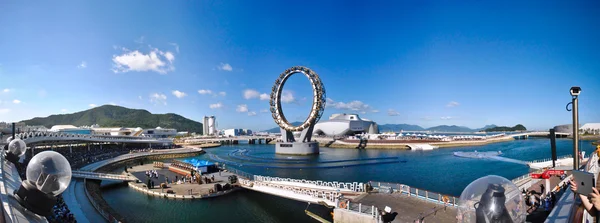 Expo 2012 Yeosu, Güney Kore. Deniz kıyısına yakın Uluslararası Fuarı