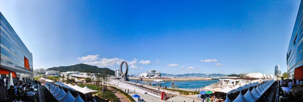 EXPO 2012 Yeosu, Coreia do Sul. Exposição internacional perto da costa marítima — Fotografia de Stock