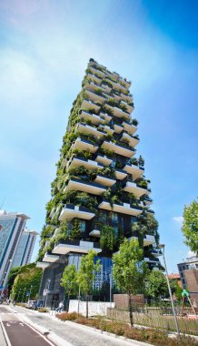 Green architecture in Porta Nuova district, Milan Italy clipart