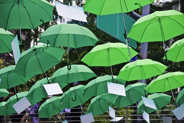 Regenschirme Ausstellung in seoul — Stockfoto