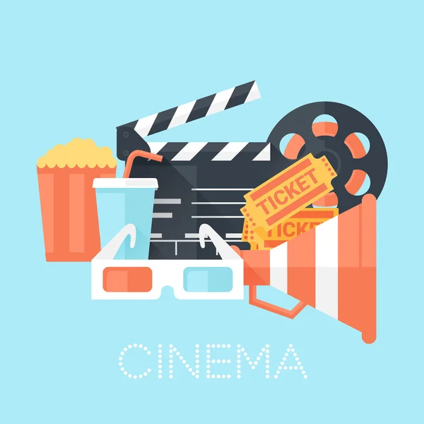 Cartaz de cinema —  Vetores de Stock