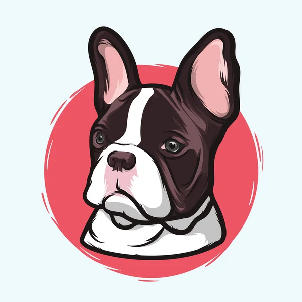 Primer plano Retrato de la raza de perro pastor alemán en el fondo blanco. Línea dibujada a mano Art. Ilustración vectorial . — Vector de stock