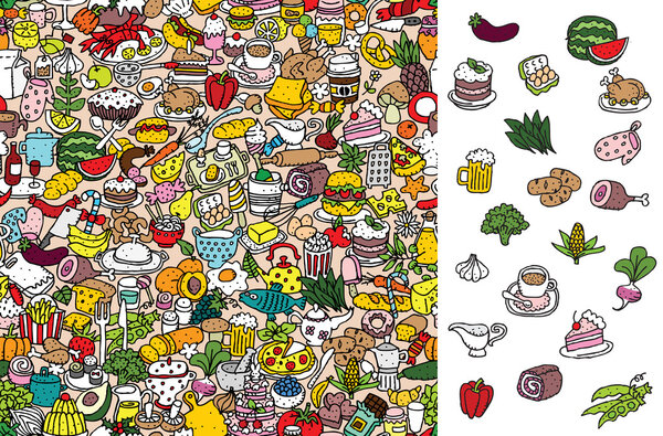 Найди еду, визуальную игру. Решение в скрытом слое
!