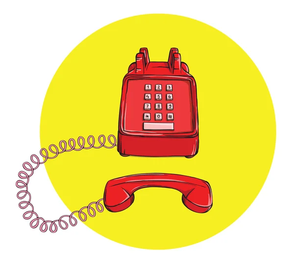 Sztuka telefon No.3, słuchawki od. Ilustracja Stockowa