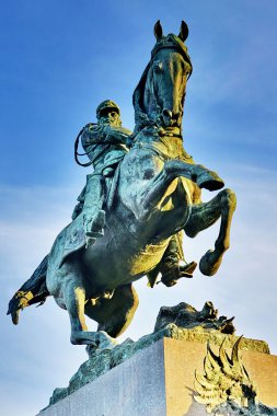 Monumento reklam amedeo di savoia. Torino. Parco del valentino