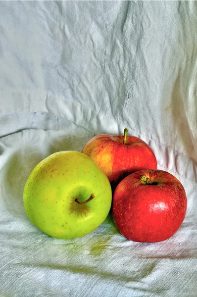 Stiil ζωή. πιπεριές, ντομάτες και μήλα — Φωτογραφία Αρχείου
