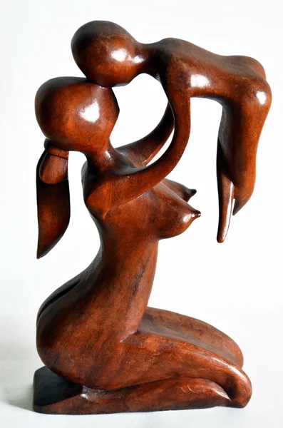 Escultura em madeira — Fotografia de Stock
