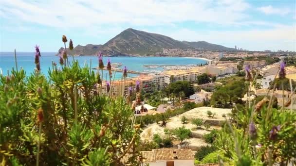 Güzel manzaralarını Altea, İspanya — Stok video