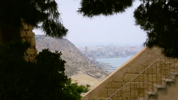 Une vue de l'Alicante depuis Santa Barbara — Video