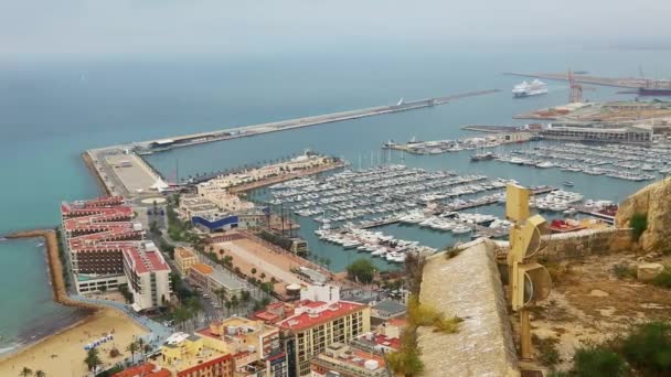 Le port d'Alicante, Costa Blanka — Video