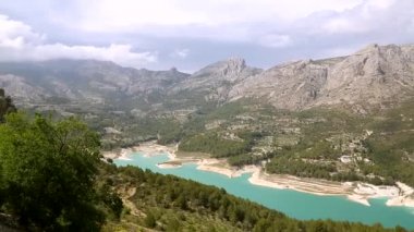 Güzel manzara dağ köyü Guadalest, İspanya